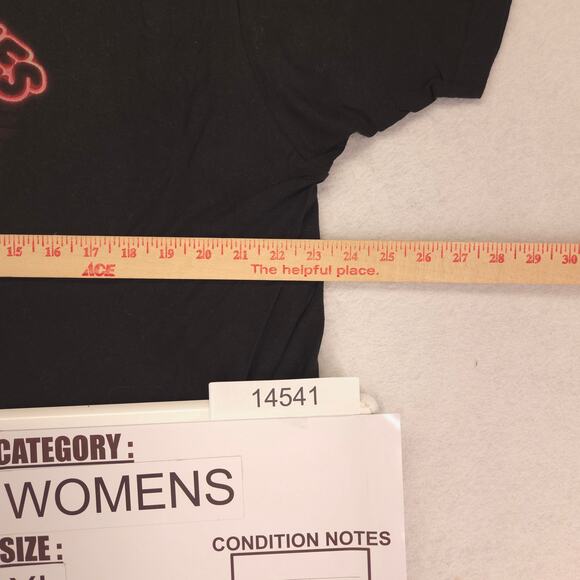 Rolling Stones Band Graphic Short Sleeve Shirt Womens Size Extra Large XL Black - Picture 7 of 9